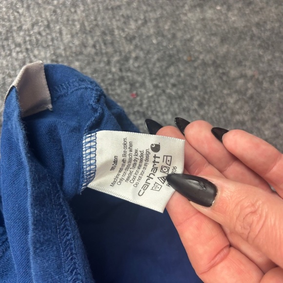 CARHARTT Kids Long Sleeved Blue “tools” graphic Shirt size: 5 - Picture 6 of 6